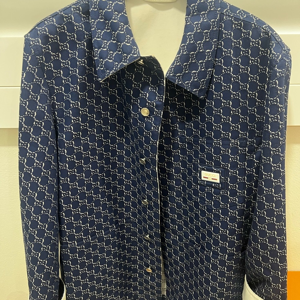 Gucci Shadow jacquard jacket